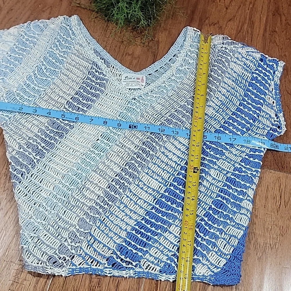 Cotton Crochet Mesh Top - Picture 10 of 11